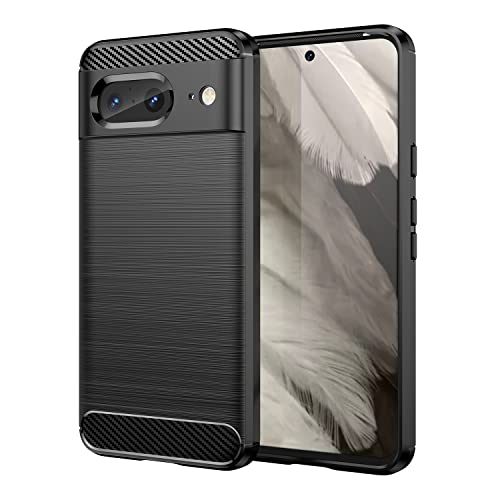 Carcasa Google Pixel 8 con textura de fibra de carbono absorción de golpes