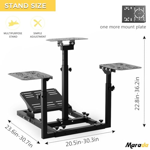 Image of Marada Universal Flight Racing Simulator Stand,Hold Mouse and Keyboard