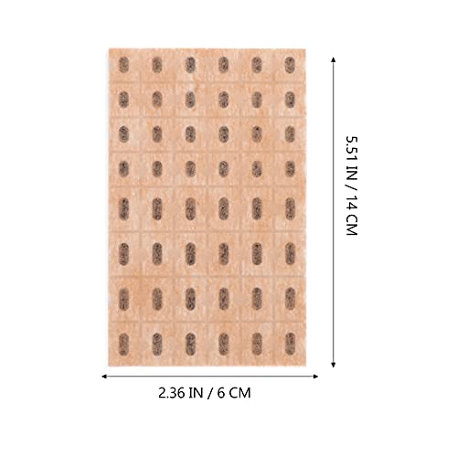 Healifty 48Pcs Ear Seeds Acupuncture Vaccaria Needle Massage Paste Ear Stickers Auricular Ear Press Ear Care Supplies #TOP2