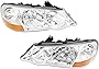 For 2002-2003 Acura TL Pair Headlights Driver and Passenger Side Assembly Unit AC2518102 AC2519102 | 33151-SOK-A12 33101-SOK-A12