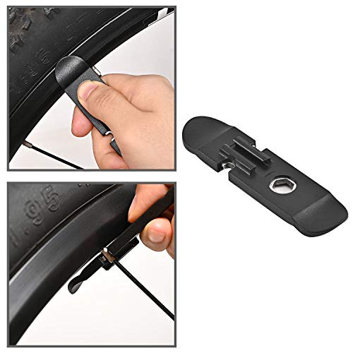 Trkimal 18 in 1 Multi-Function Bike Cycling Repair Tool Kit - Slotted Screwdriver, Phillips Screwdriver, Hex Key Wrench, Universal Chain Breaker, spoke wrench, with 1 pcs Bicycle Tire Pry Bars etc.