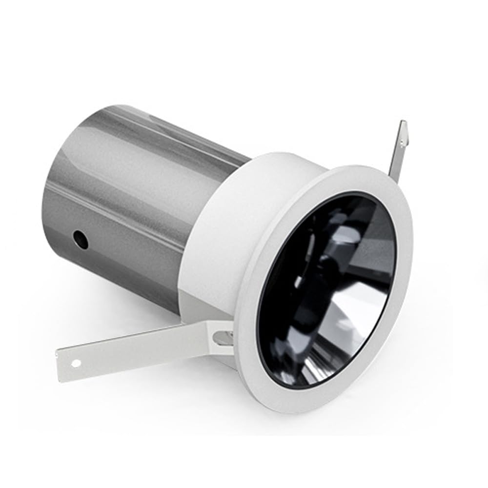 Aioneer 3/4 Inch Led Recessed Ceiling Light 7W/12W Round Recessed Lighting, Baffle Trim Daylight Retrofit Downlight Eyeball Retrofit Spotlight Simple Retrofit Installation - No Flicker7w-4000K