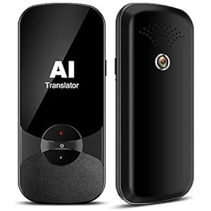 Language Translator Device Supports Offline Translation Assistance Super Accuracy Online Translation Audio Memo Camera…