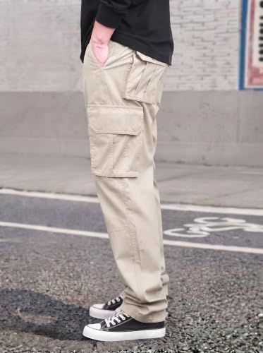 Image of Amazon Brand - INKAST Men Multi-Pocket Cargo Pants Casual Fit Trousers Stylish Cargo Trousers
