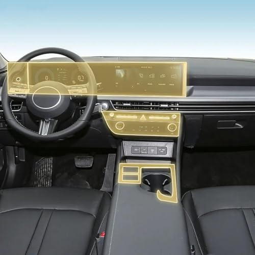 Film PPF Hyundai Sonata 2024-2025 TPU transparent de protection habitacle