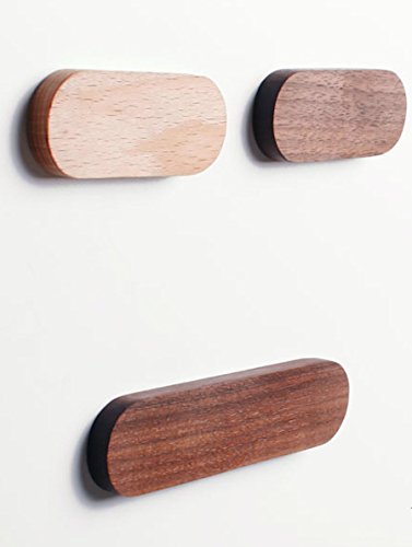 Novelty Magnetic Key Holder By Waldentheory | Wooden| Hold Key On Wall| Refrigerator Magnet | Modern Stylish Design | Made From Wood | Home And Office | Free Key Ring Included (Strip) #TOP3