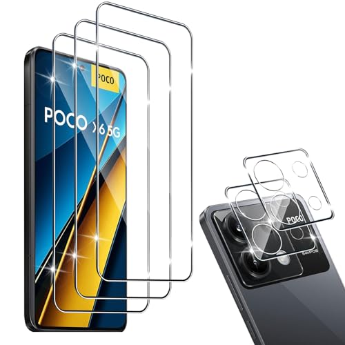 HidWee Protector Pantalla y Lente para Xiaomi Poco X6 5G