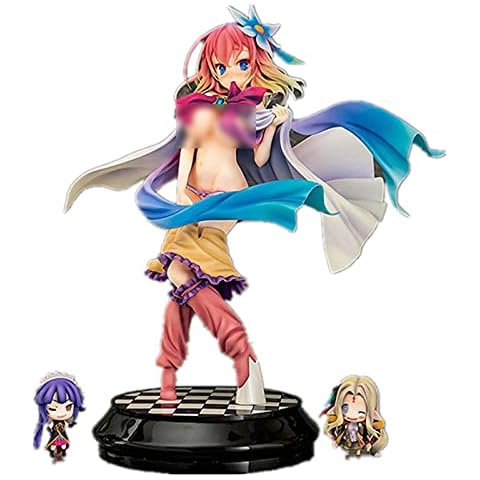 ZLYCZW No Game No Life - Stephanie Dola Figur, PVC Anime Charaktere Vivid Model, Home Ornamente Desktop Dekorationen Statue Collection Spielzeug, 24cm Cover