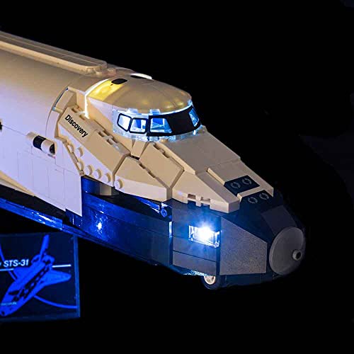 Light My Bricks - Blitzbausatz Entwickelt für Lego NASA Space Shuttle Discovery (Modellnummer 10283) Mehrfarbig – Bild 4