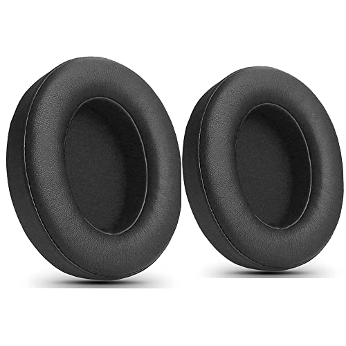 Alitutumao Studio 2.0 Memory Foam Ear Pads Protein Leather Replacement Earpads Ear Cushion Ear Cups Compatible with Beats Studio 2.0 Wired Studio 2.0 Wireless Sutdio 3.0 Over-Ear Headphones (Black)