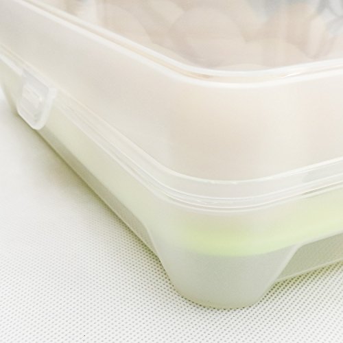 HIMRY® [2x] Portaoggetti da Frigo per 15 Uova, con...