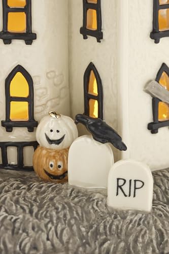 Image of Lenox Vintage Halloween Light-Up Manor Figurine