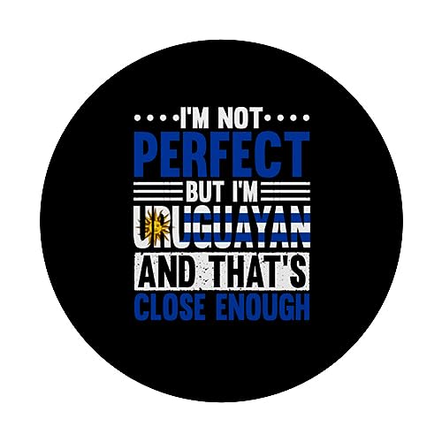 Uruguayan Roots Outfit Funny Uruguay Heritage For Men PopSockets Swappable PopGrip, Black - Image 3