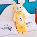 Długa poduszka cylindryczna pluszowa lalka owocowa królik lalka dla dzieci prezent dla dziewczynki 110 cm żółty