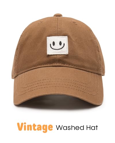 Image of FURTALK Kids Toddler Baseball Hat Boys Girls Adjustable UPF50+ Washed Cotton Baseball Cap