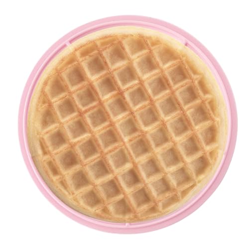 Moule rond en silicone pour gauffres – Moule à gâteau anti-adhésif | Moule à chocolat à biscuits, moule de cuisson antiadhésif, moule en silicone pour...