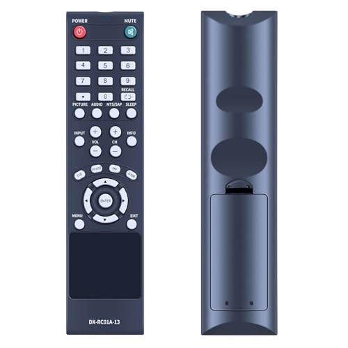 Télécommande de rechange DX-RC01A-13 compatible avec téléviseur Dynex LED