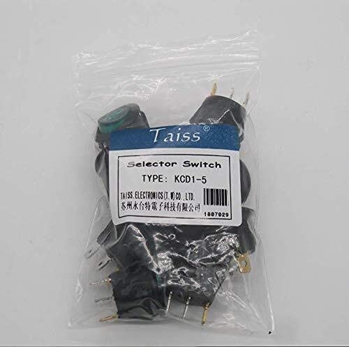 Interrupteur basculant vert 3 broches SPST AC 250V 6A idéal pour contrôler vos appareils électriques