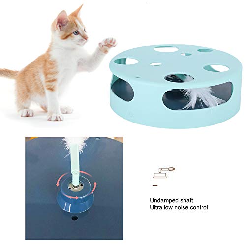Fishawk Brinquedo para gatos e gatos, toca-discos para animais de estimação, animais de estimação pa