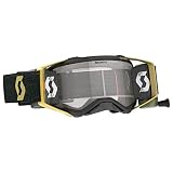 Scott Prospect WFS schwarz/gold Motocross Brille (Black/Bronze,One Size)