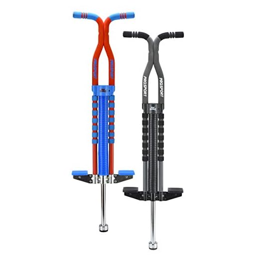 New Bounce Pogo Stick - Easy Grip Pro Sport PogoStick- 2 Pack Combo Set For Older Kids And Teens