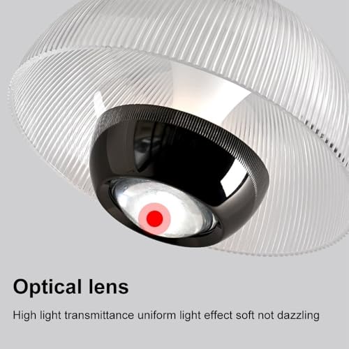 Lampe suspendue en métal noir pour libérer l'espace de votre table de nuit - 5