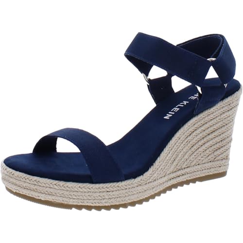 Anne Klein Womens Wren Comfort Insole Ankle Strap Espadrilles