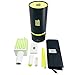QiKun-Home Portable LED NCT Kpop Stick Lampe Hiphop Lightstick Lampe de Concert Officielle Bâton Fluorescent Aide Officielle Rod Noir et Vert