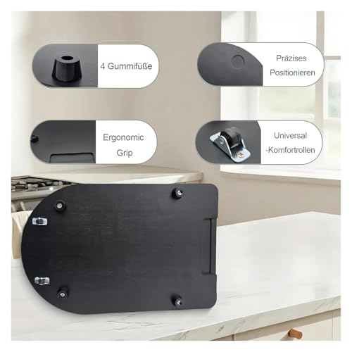 Base Glider Sliding Board With Wheels, compatible for Thermomix