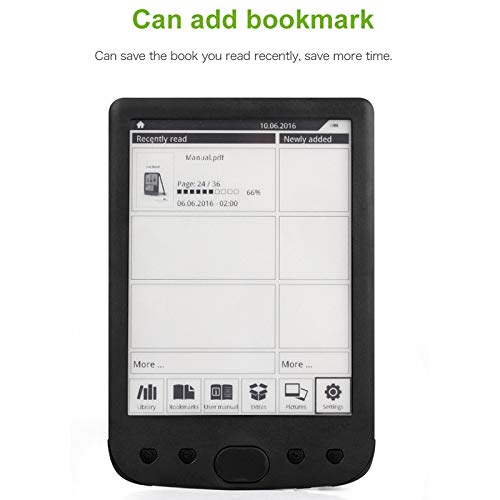 Varadyle BK-6025 Electronic Paper Book Reader 6.0 Inch Ink Screen E-Book Reader Waterproof 16G Memory 800 x 600 - Image 6