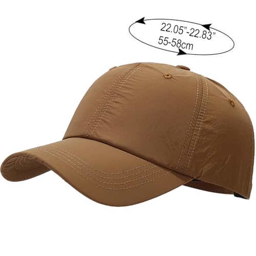 Image of Waterproof Baseball Cap Breathable UPF50+ Caps for Men Women Outdoor Sport Adjustable Rain Quick Dry Hat