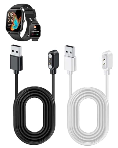 Chargeur magnétique de montre Mindimp P66D, câble USB de rechange 1m pack de 2