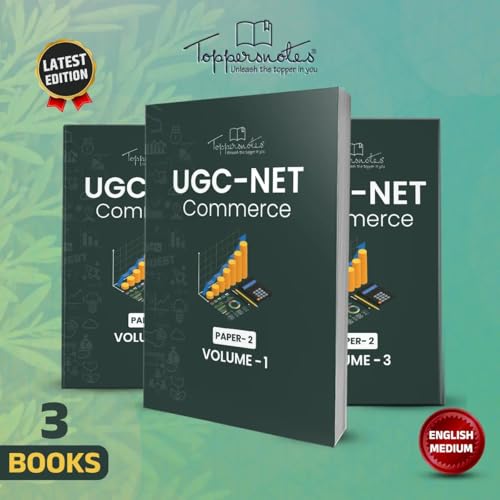 Image of UGC-NET Paper 2 Commerce Study Material For National Eligibility Test Examination, Set of 3 Books Edition