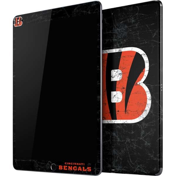 Skinit Decal Tablet Skin Compatible with iPad Air 2 - Officially Licensed NFL Cincinnati Bengals - Distressed Design