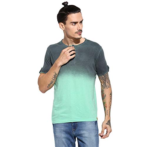 Image of CAHOOT Military Camouflage Men Round Neck Black, White T-Shirt