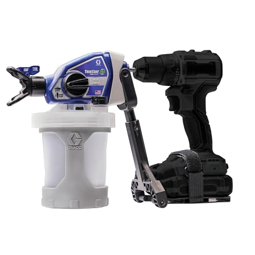 Magnum by Graco 26D361 TrueCoat 360 Cordless Connect, Pistolet à Peinture airless portatif sans Fil, pulvérisateur-perceuse, Utilisation Domestique, Petits travaux de...