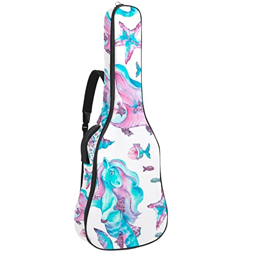 Sac à dos guitare acoustique imperméable rouge rembourré : finissez-en avec les rayures