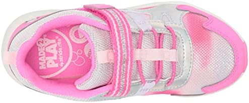 Stride Rite Made2Play Kids' Shoes Sneakers for Girls, Pink Multi, 2 Wide Little | Image 4