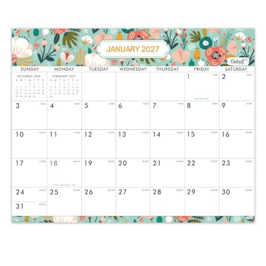 Magnetic Calendar 2023-2024 - 2023-2024 Calendar Covers from July 2023 - December 2024, Magnetic Monthly Calendar, 8" × 10", Tear-off Pad, Blocks with Julian Dates, Perfect for Planning and Organizing Your Home