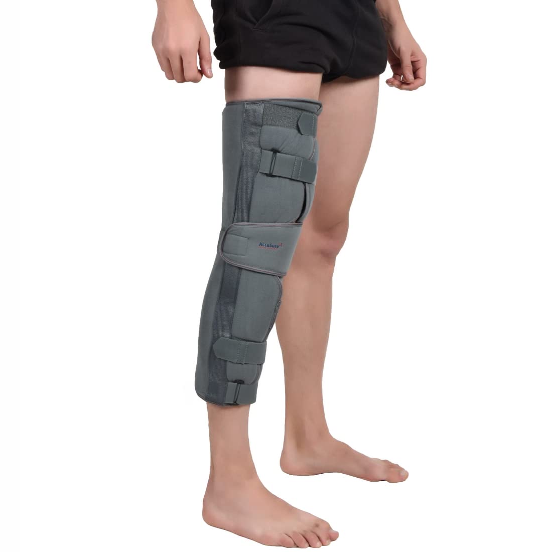 AccuSure Knee Brace Immobilizer Adjustable Knee Support For Fractures, Muscular Ligament Injuries, Dislocations & For Post Surgery Recovery For Men & Women - 19 Inch XXL (B09SGGB67V) Amazon Price History, Amazon Price Tracker