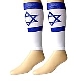 Zensah Compression Leg Sleeves - Shin Splint, Calf Support for Men and Women (Israel, Medium)
