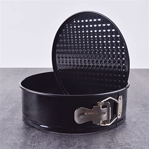 Zdejmowane dno Nieprzywierająca metalowa forma do pieczenia Okrągła kwadratowa forma do pieczenia Ciasto do pieczenia Ciasto ze stali węglowej Forma do pieczenia ciasta (kolor: B, rozmiar: kod L)
