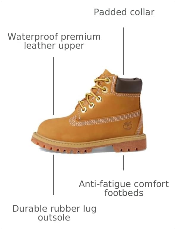Image of Timberland Kids 50th Edition Premium 6-Inch Waterproof Boot (Toddler)