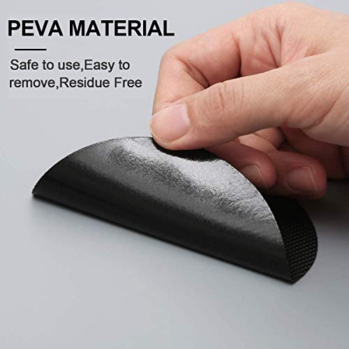 Kyerivs 30 PCS Bathtub Non Slip Stickers, Non Slip Shower Strips Shower Floor Non Slip Stickers Safety Shower treads for Adults Kids, Add Traction to Tubs, Floors, Steps, Stairs with Scraper(Black)