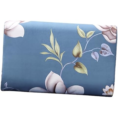 Plaid Print Cotton Pillow Case Covers with Zipper Cover