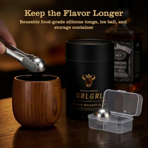 Wooden Whiskey Glasses SET DROPS TO - image 3