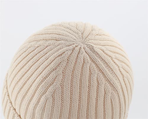 Image of Connectyle Fleece Lined Cuffed Beanie Hat for Men Women Knitted Winter Wool Beanies Skull Cap Warm Watch Hat