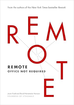 Book cover Remote: Office Not Required
