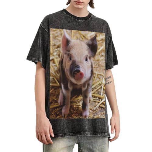 T-shirt coupe ample hommes résolvant le manque de confort avec coton délavé vintage