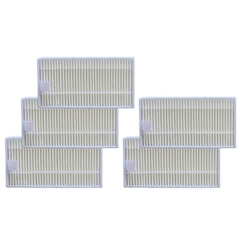 FWRCCMJ 5 uds Filtro/Ajuste for Conga 5090 6090 7090 repuestos de aspiradora robótica Repuesto Robot barredora Repuesto Limpieza del hogar
